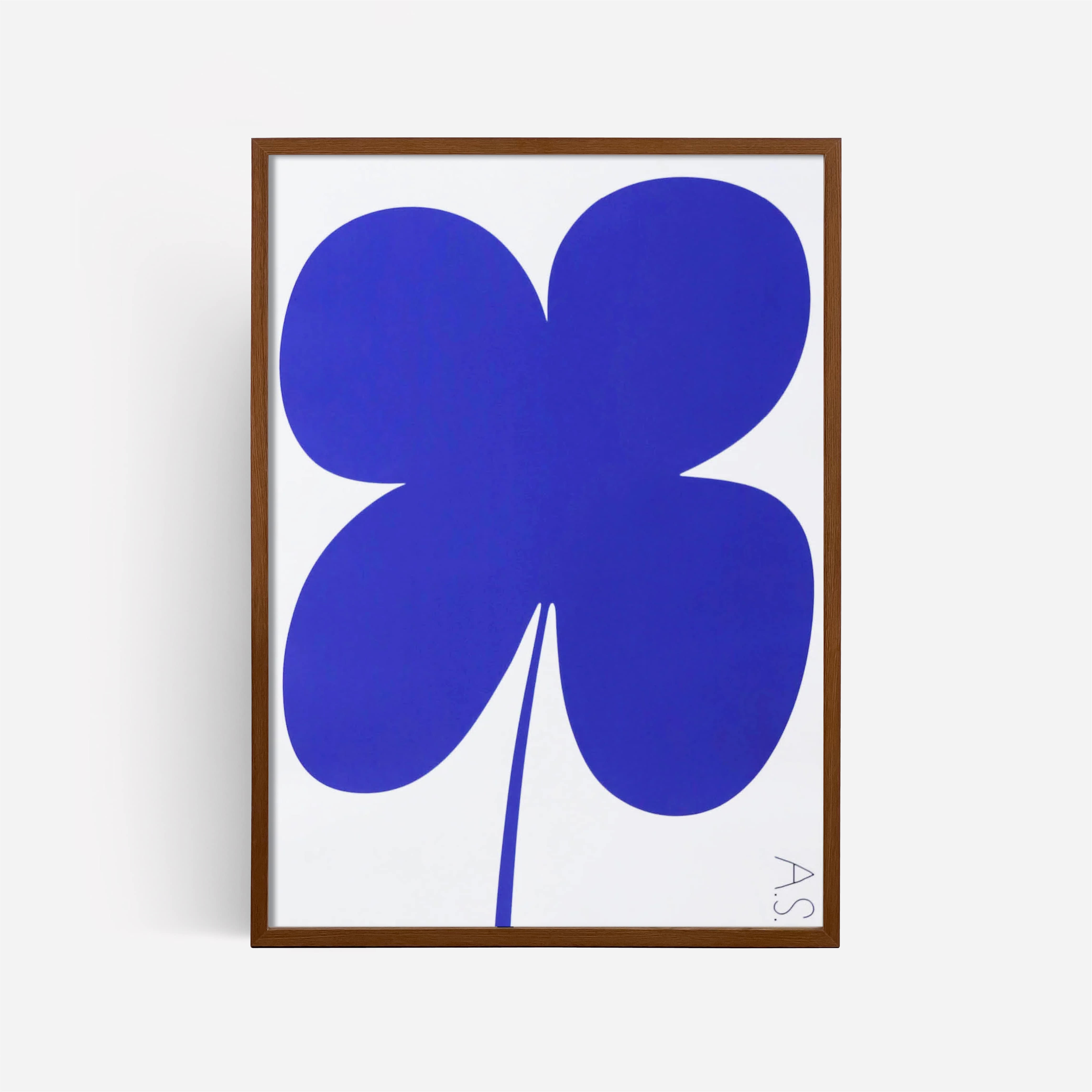 [Andreas Samuelsson] Silkscreen Flower Blue
