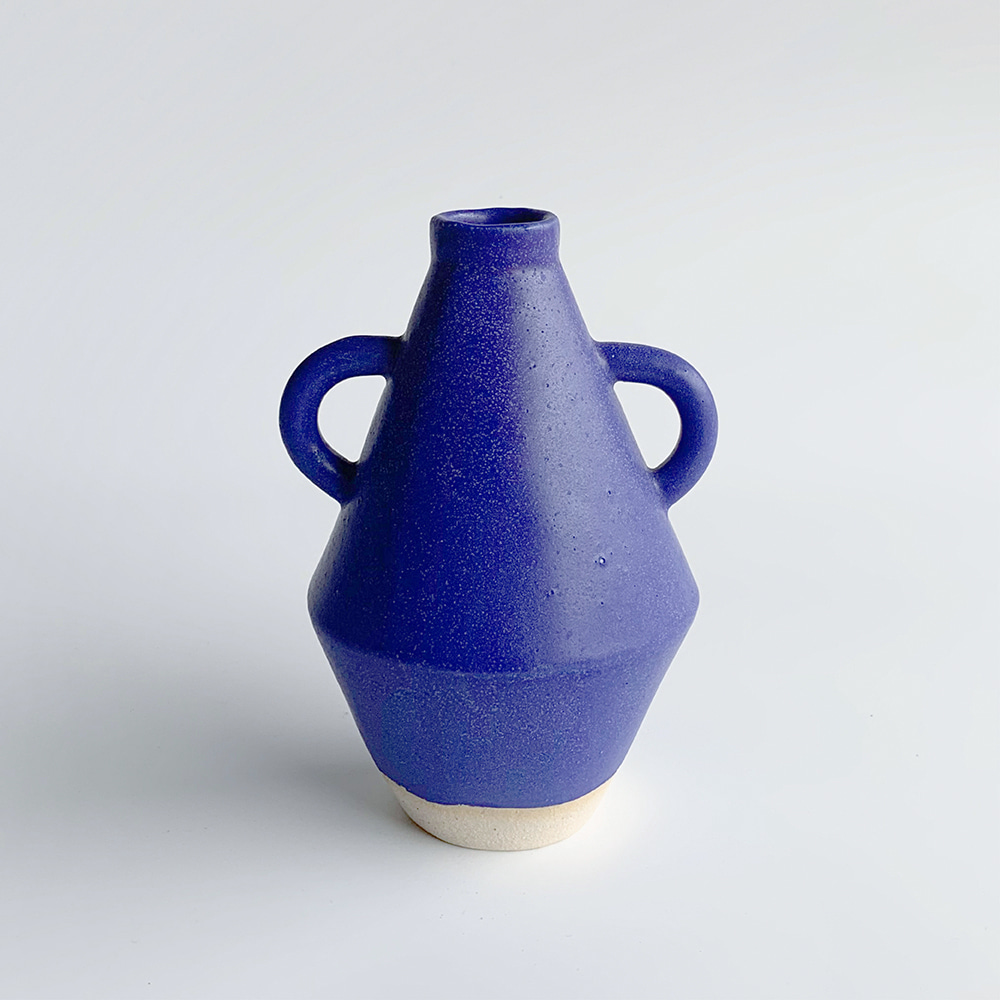 [SOPHIE ALDA] Small Diamond Eared Vase
