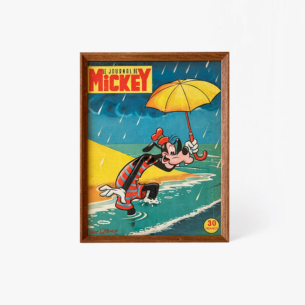 Vintage Le Journal De Mickey Cover, 1950s