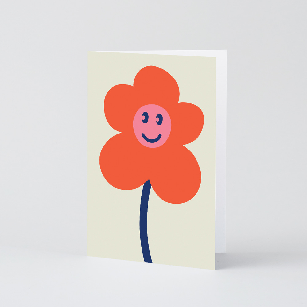 [WRAP] Happy Flower Card