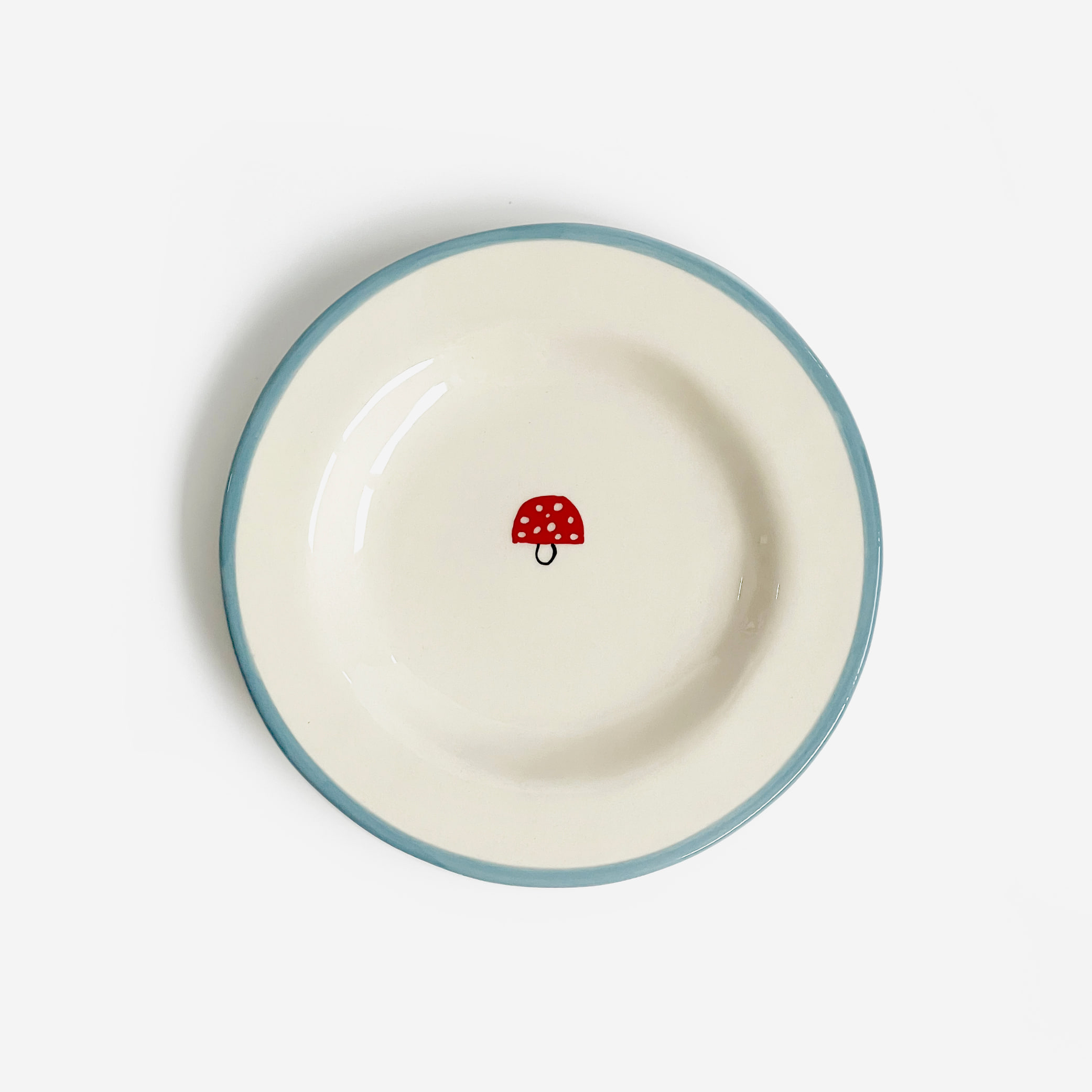 [LAETITIA ROUGET] Mushroom Blue Plates
