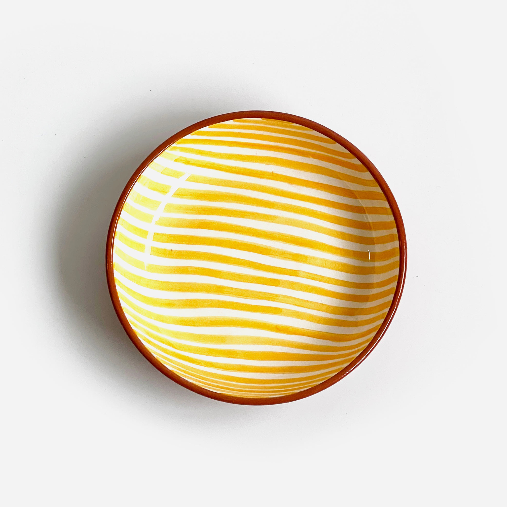 [CASA CUBISTA] Stripe Bowl Regular_Tangerine