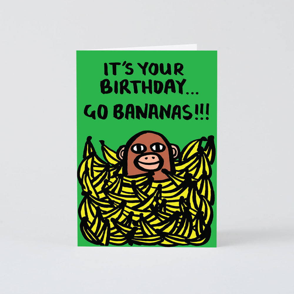 [WRAP] Birthday Bananas Card