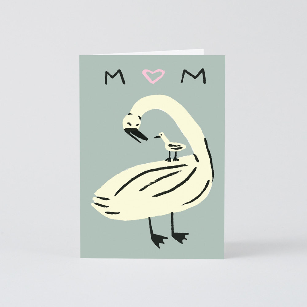 [WRAP] Mum Swan Card