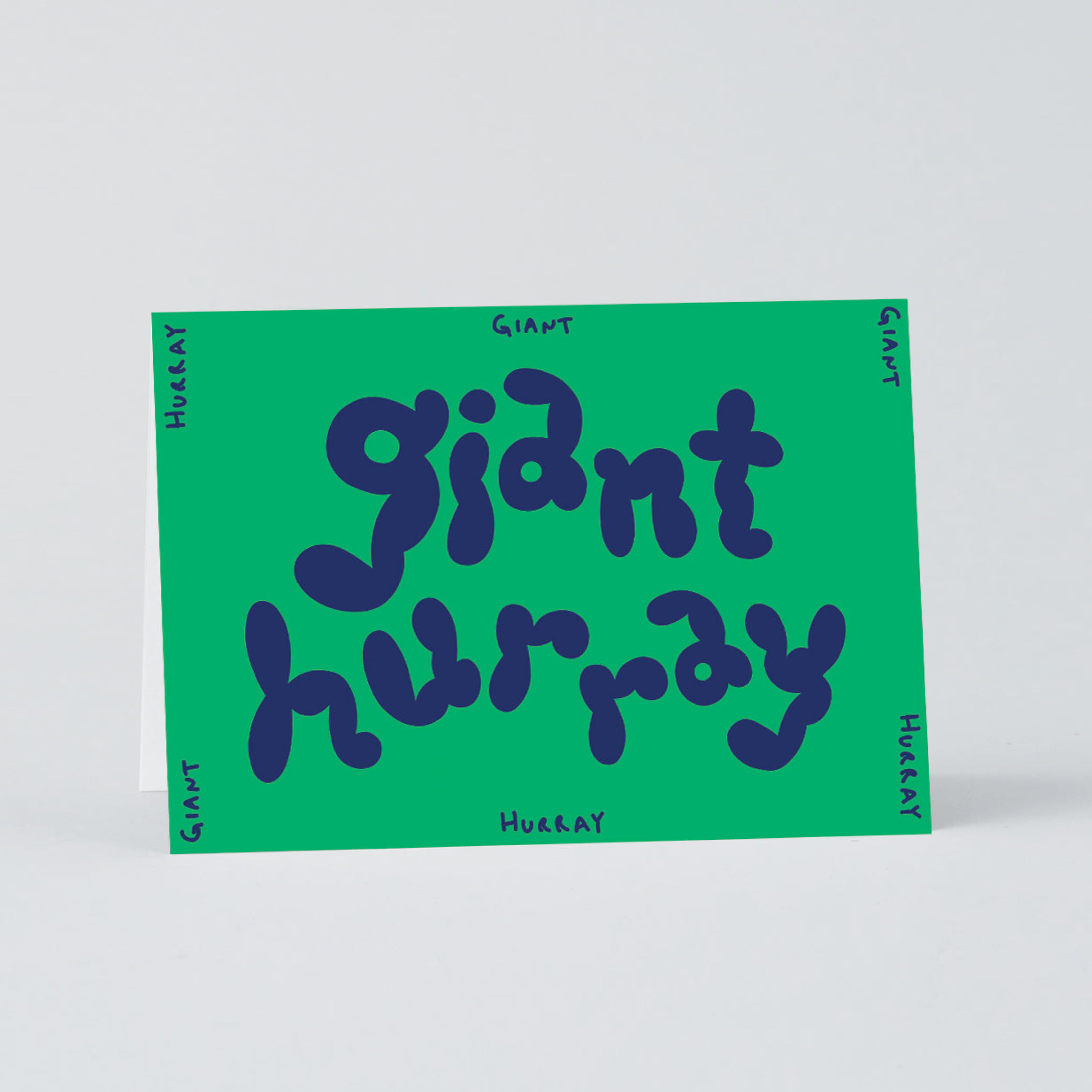 [WRAP] Giant Hurray Embossed Greetings Card