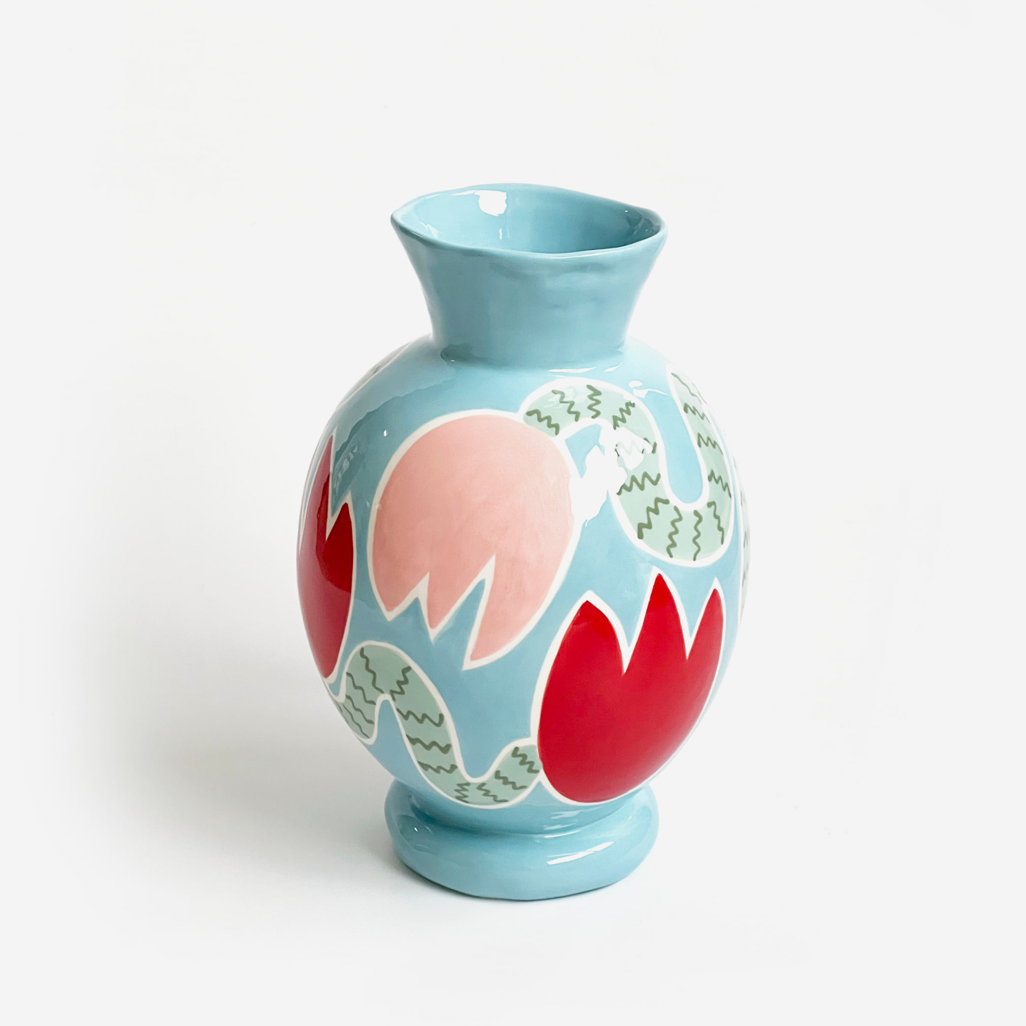 [LAETITIA ROUGET] Tulip Blue Vase