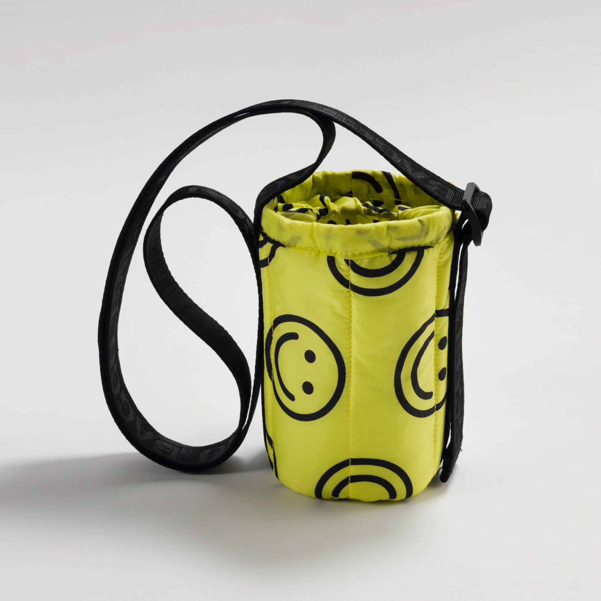 [BAGGU] Puffy Water Bottle Sling_Yellow Happy