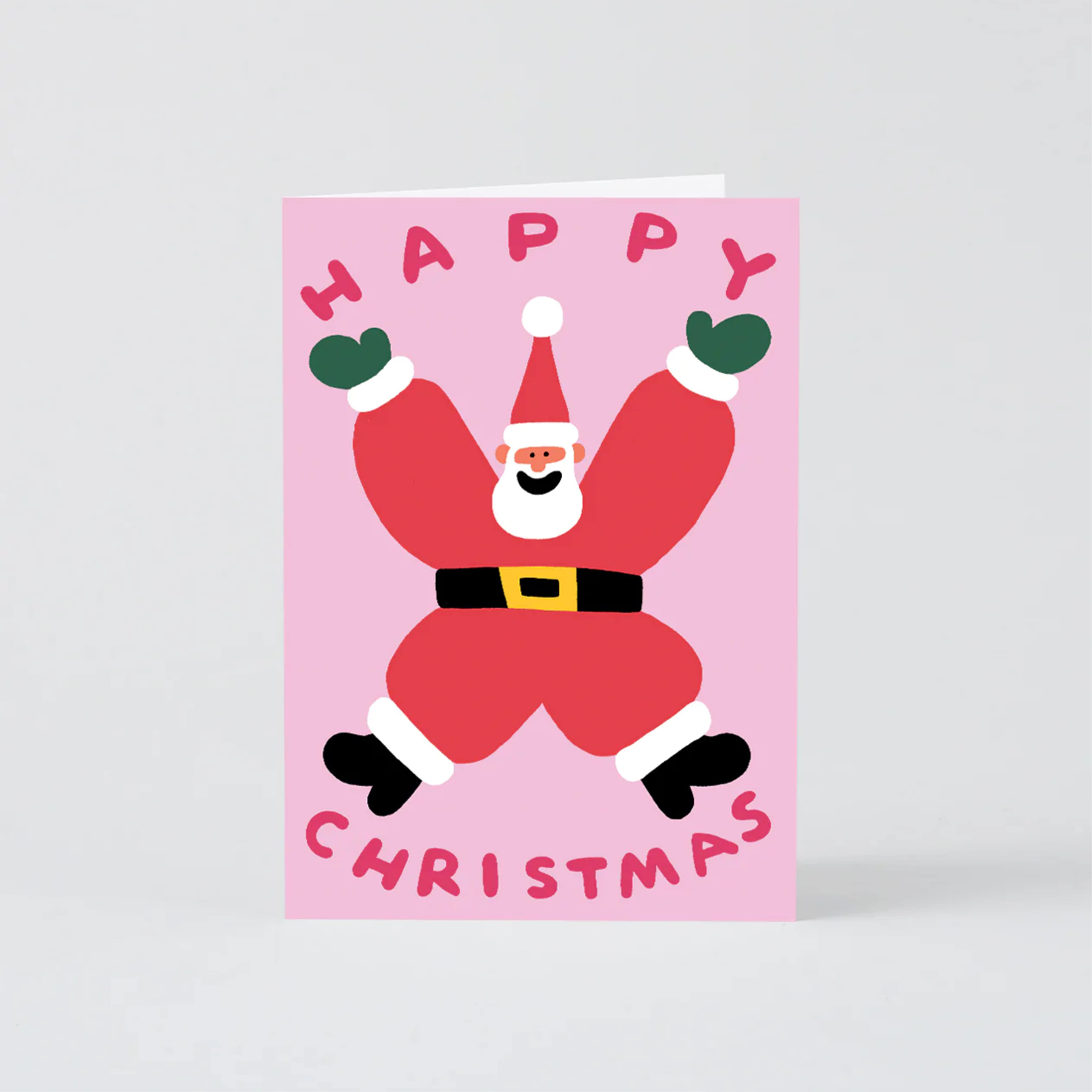 [WRAP] Christmas Santa Embossed Card