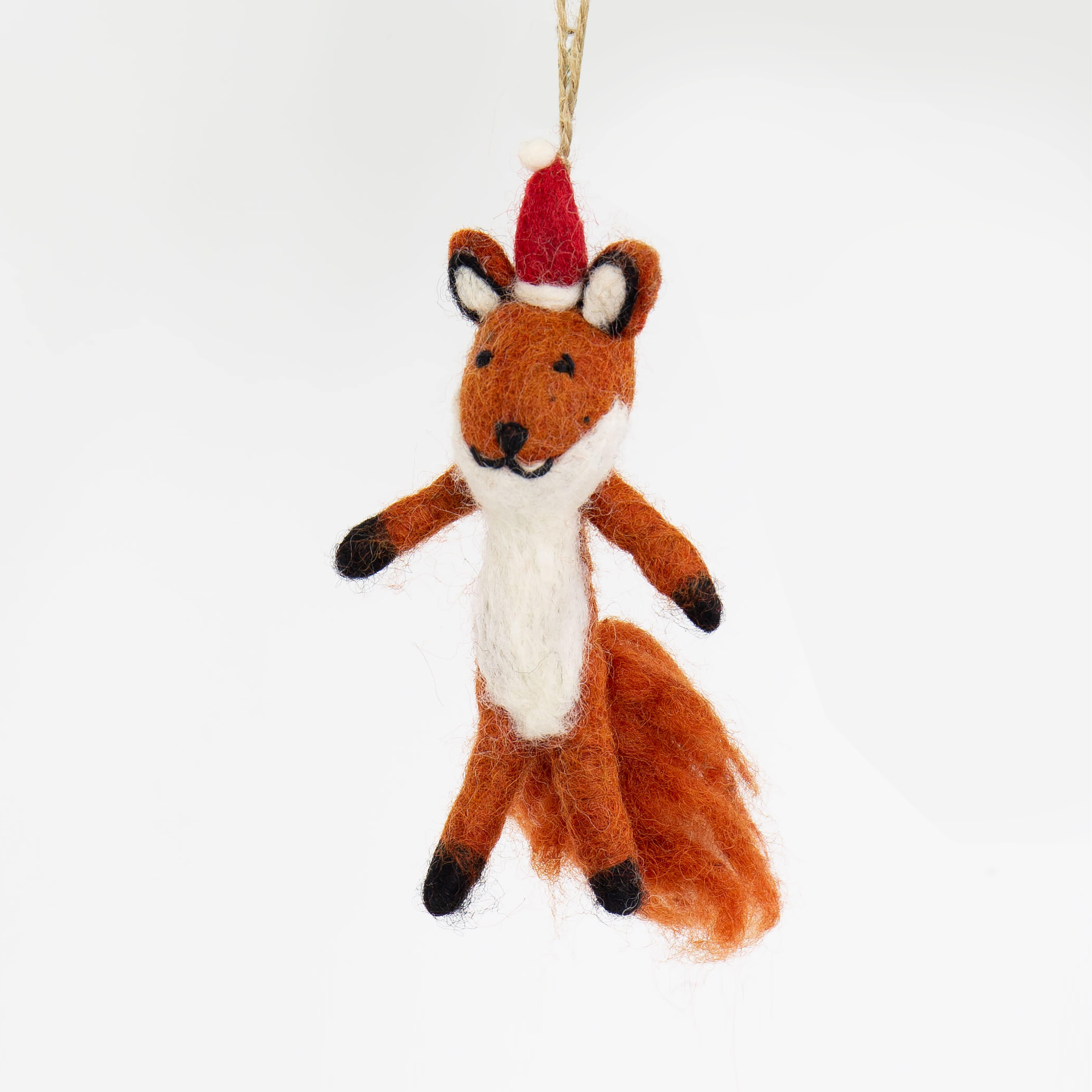 [AFROART] FOX SANTA Ornament