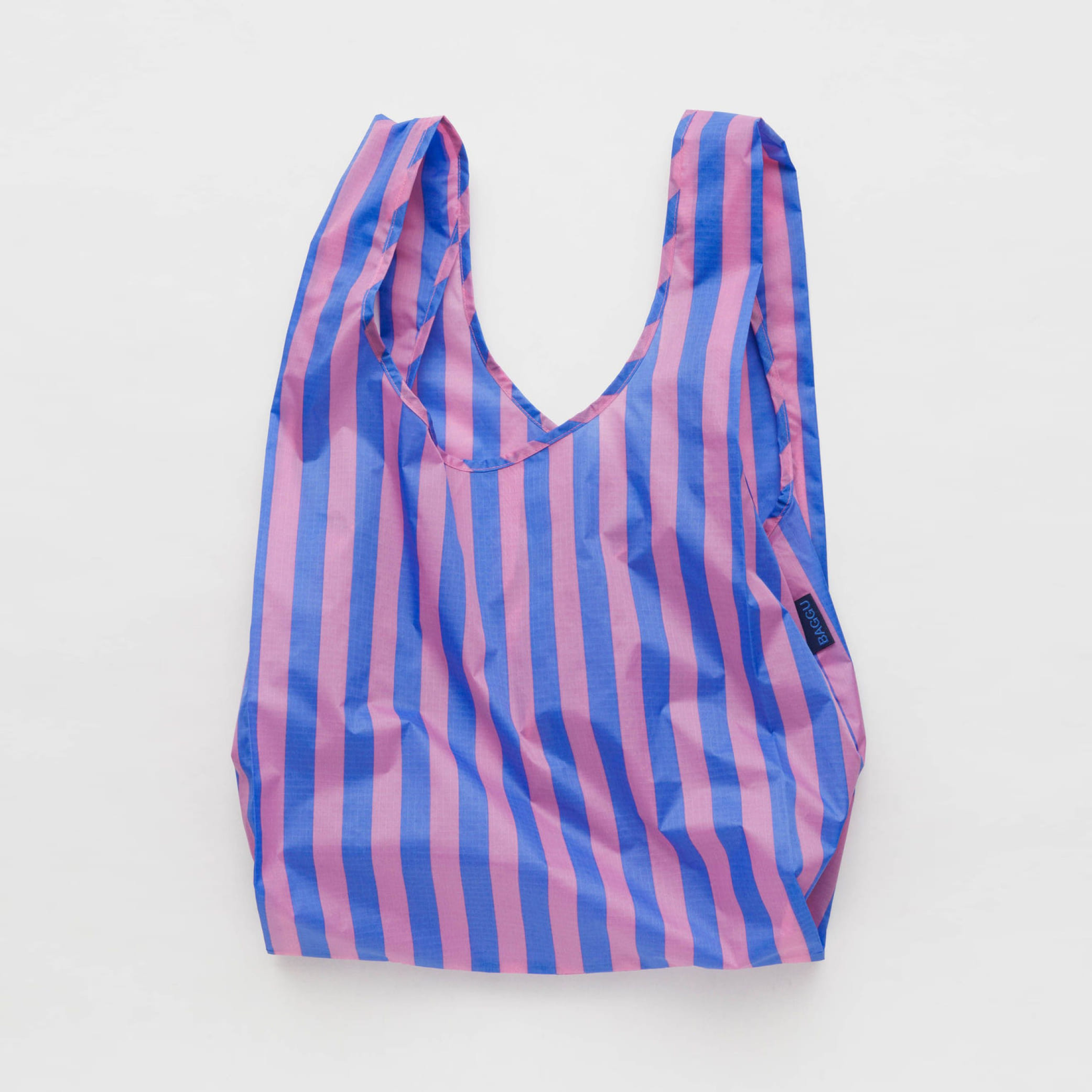 [BAGGU] Standard Baggu_Blue Pink Awning Stripe