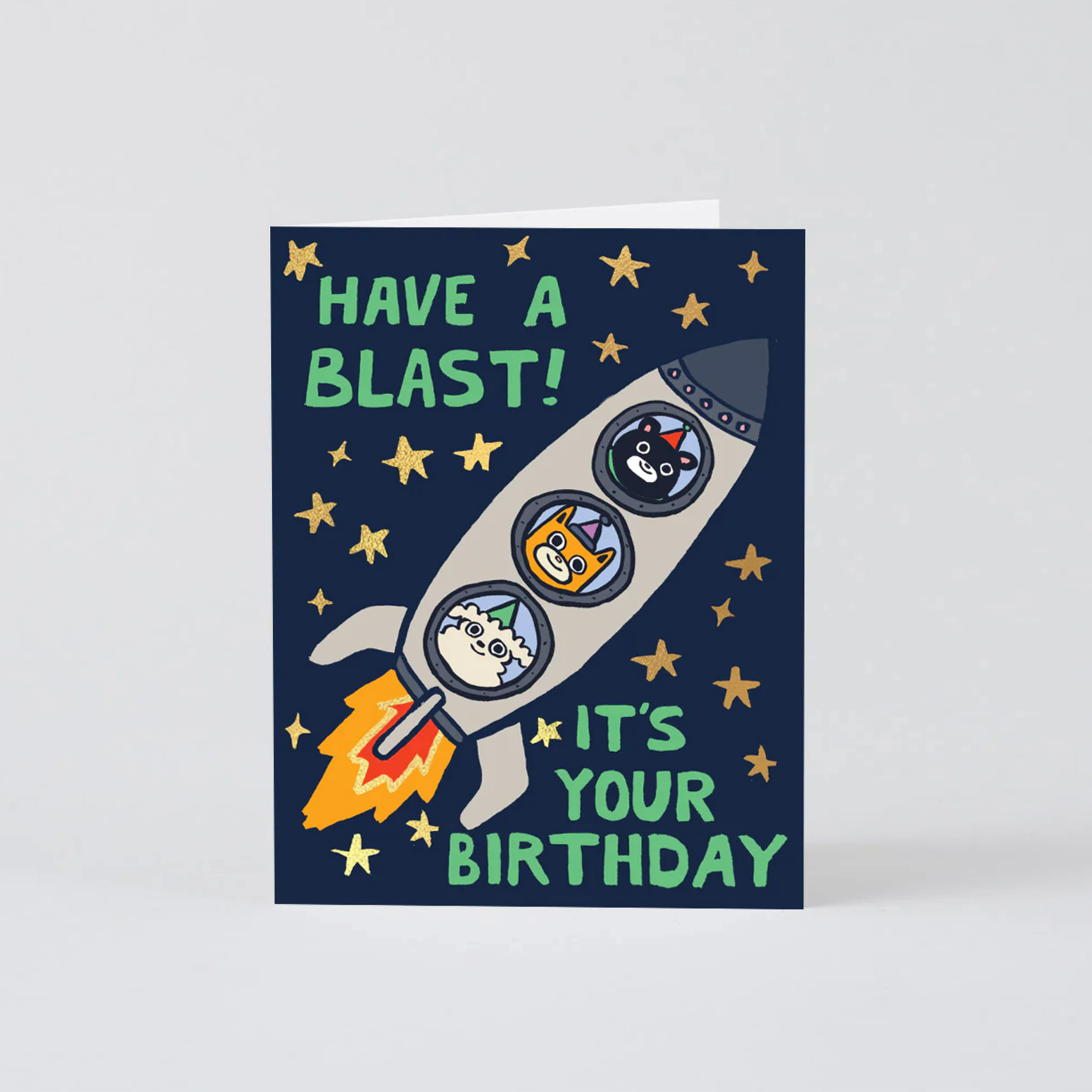 [WRAP] Have A Blast! It&#039;s Your Birthday Kids Greetings Card