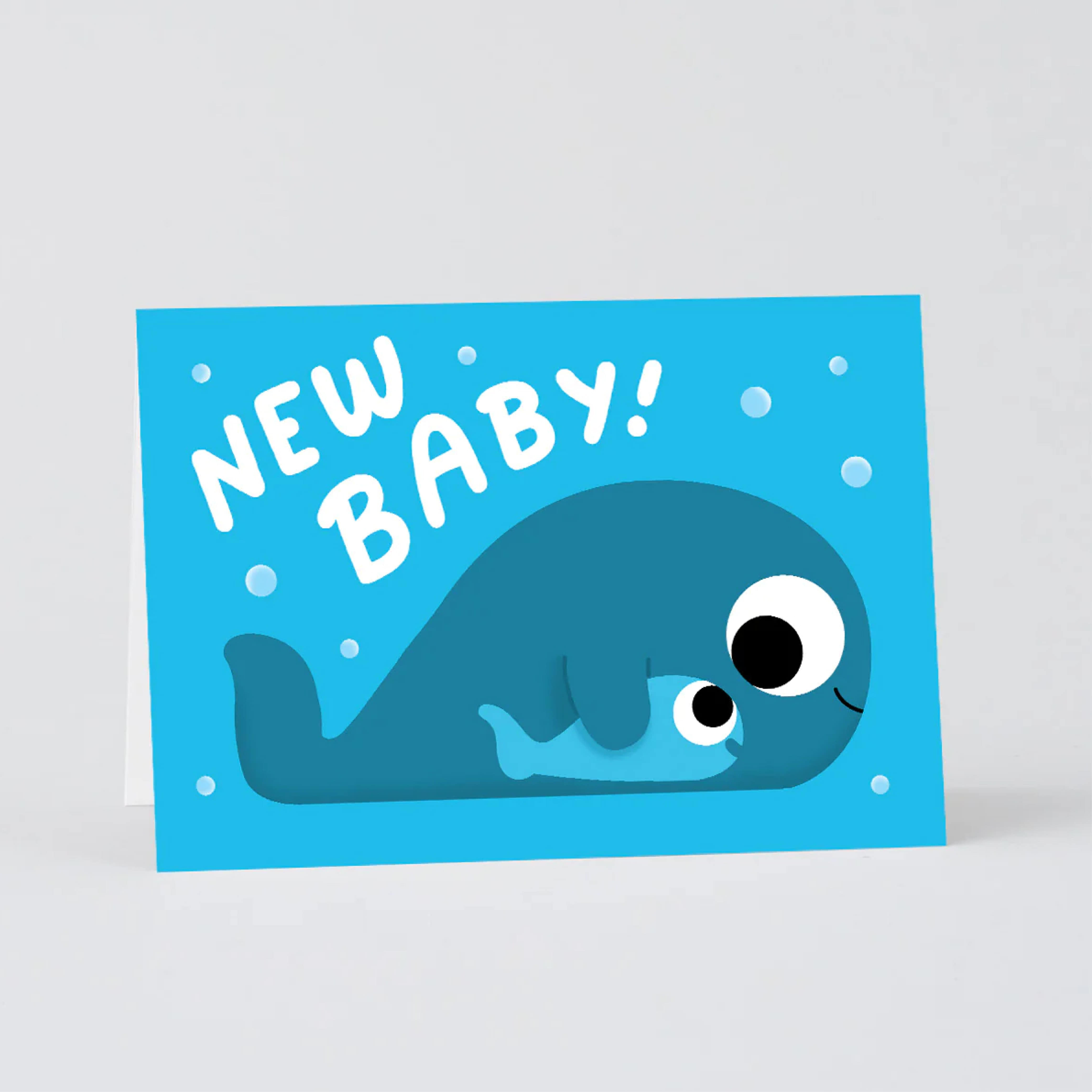 [WRAP] New Baby Whales Card